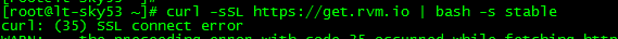 curl: (35) SSL connect error